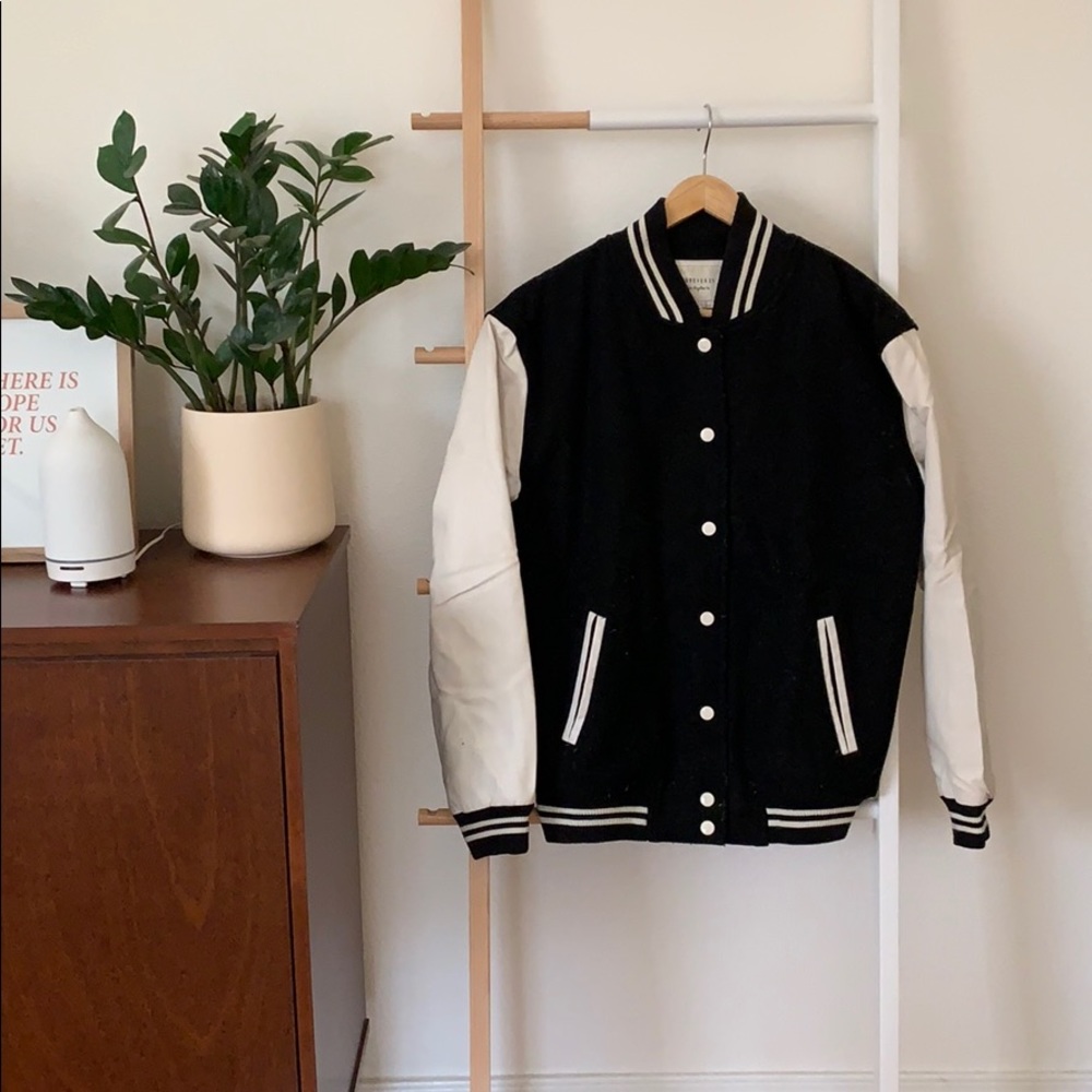Forever 21 Wool Bomber Jacker